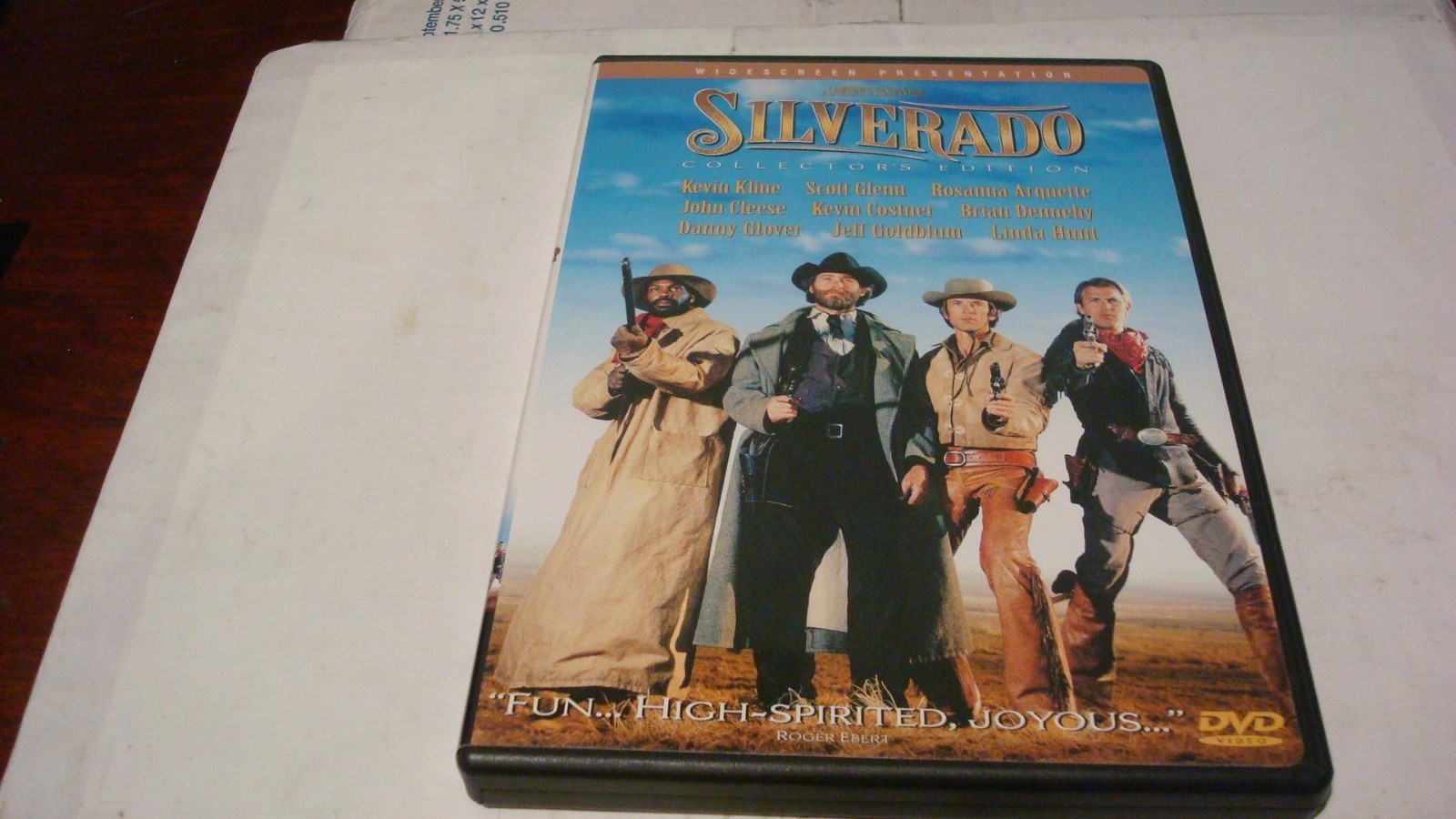 “Silverado” (DVD 1999) Kevin Kline Kevin Costner Scott Glenn John Cleese