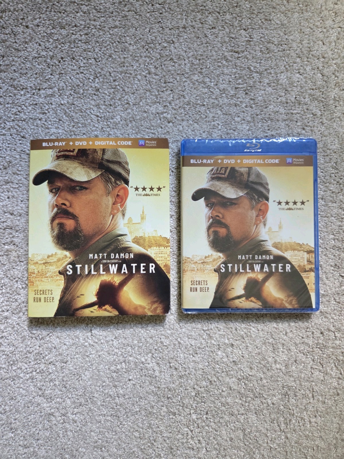 Stillwater Blu-ray + DVD + Slipcover Matt Damon R Rated Drama
