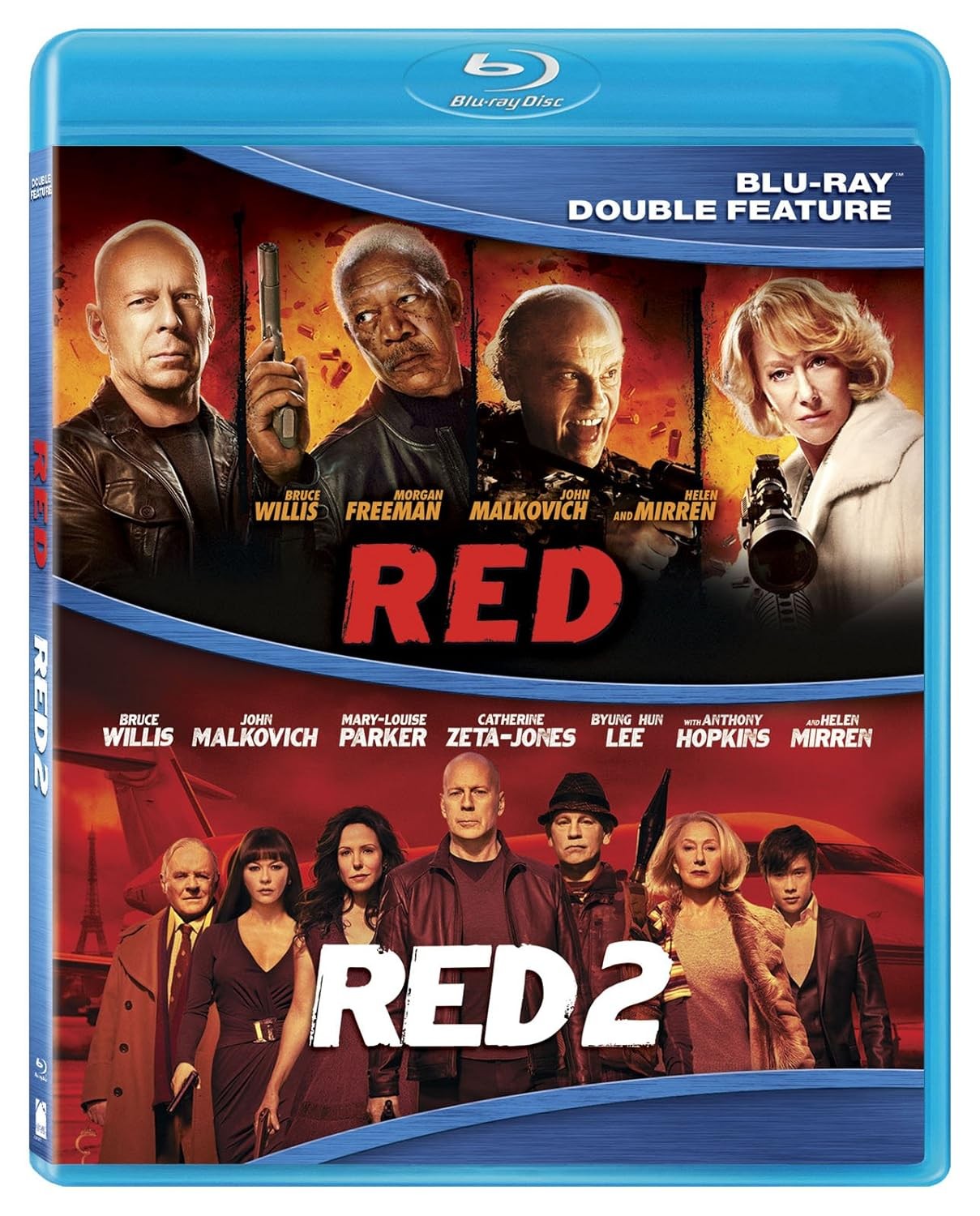 Red: Special Edition / Red 2 (Double Feature) (Blu-ray) NEW