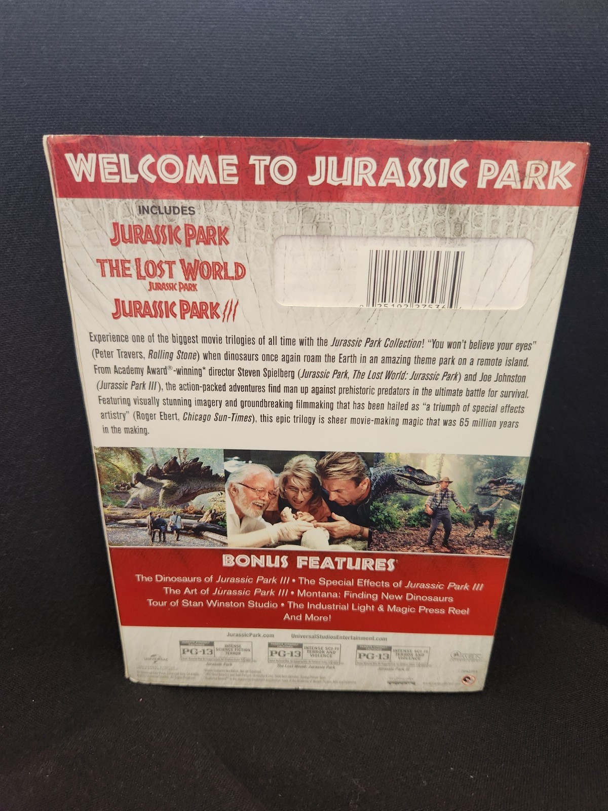 Jurassic World Dominion + Jurassic Park collection DVD 4 MOVIES preowne