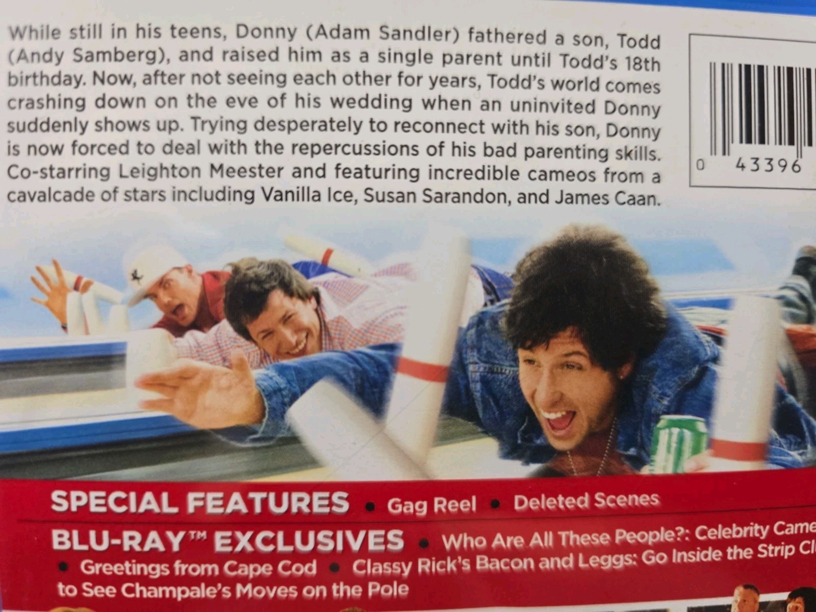 That’s My Boy Adam Sandler Andy Samberg James Caan Susan Saradon Blu-ray 116 Min