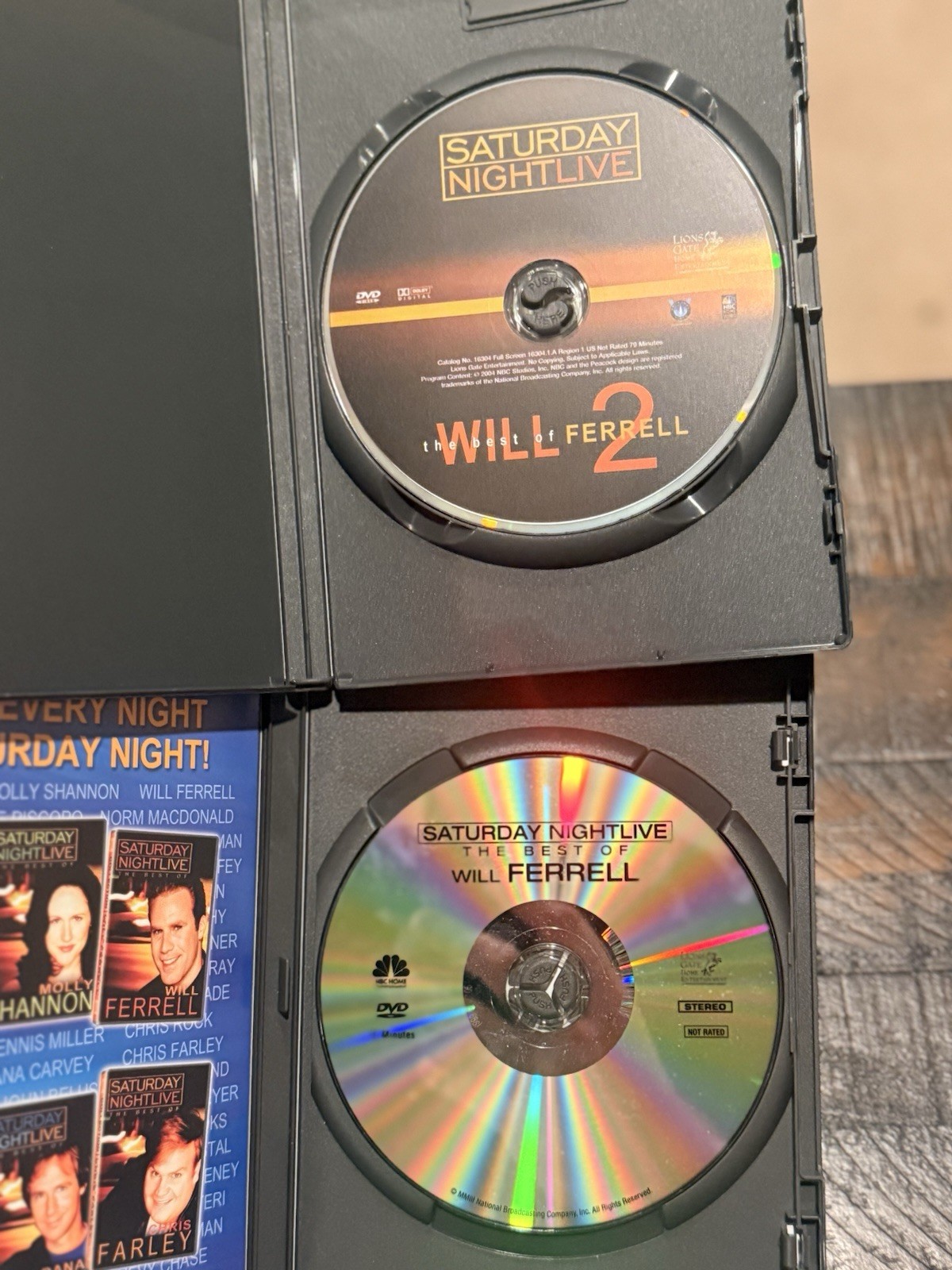 Lot of 8 “Best Of” Saturday Night Live DVDs Ferrell, Farley, Fallon, Sandler