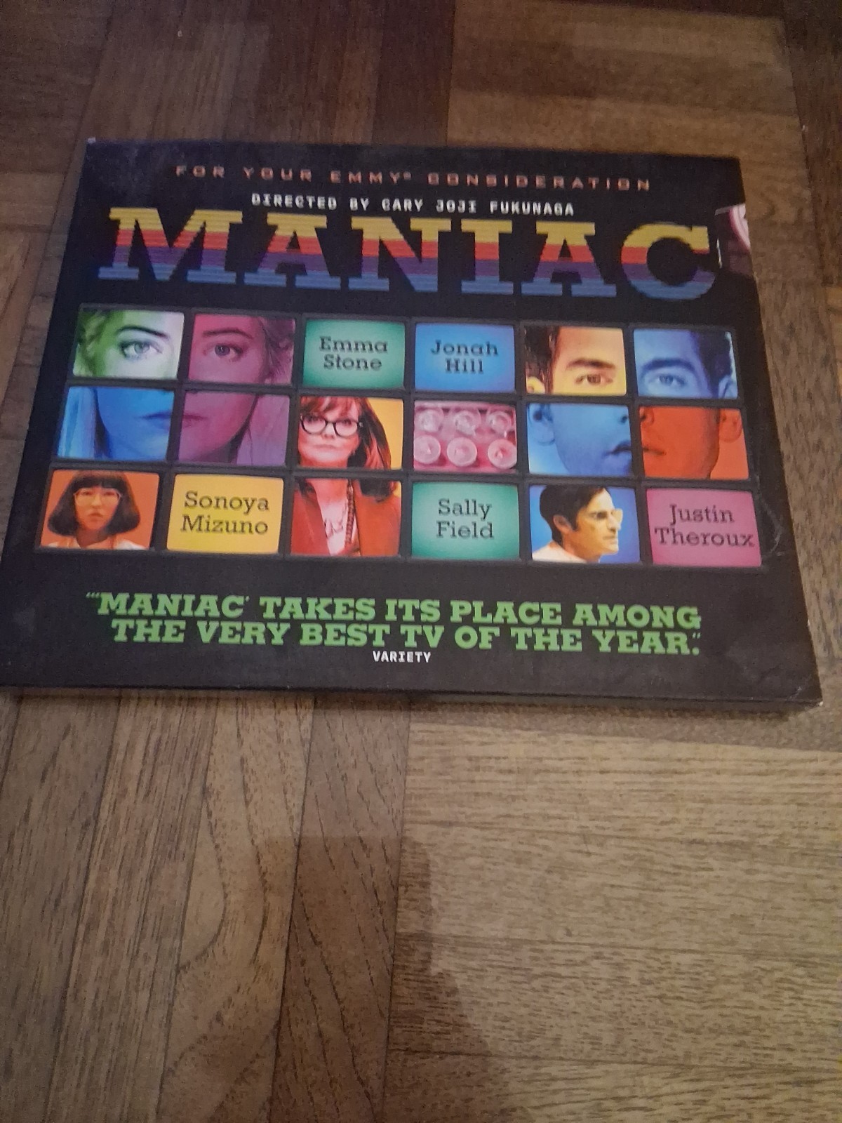 Maniac Complete Limited Series FYC Emma Stone Sally Field Jonah Hill 3 DVD Set
