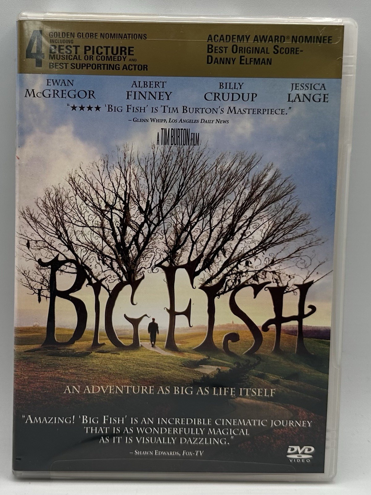 Big Fish DVD Widescreen Ewan McGregor Albert Finney Billy Crudup Jessica Lange
