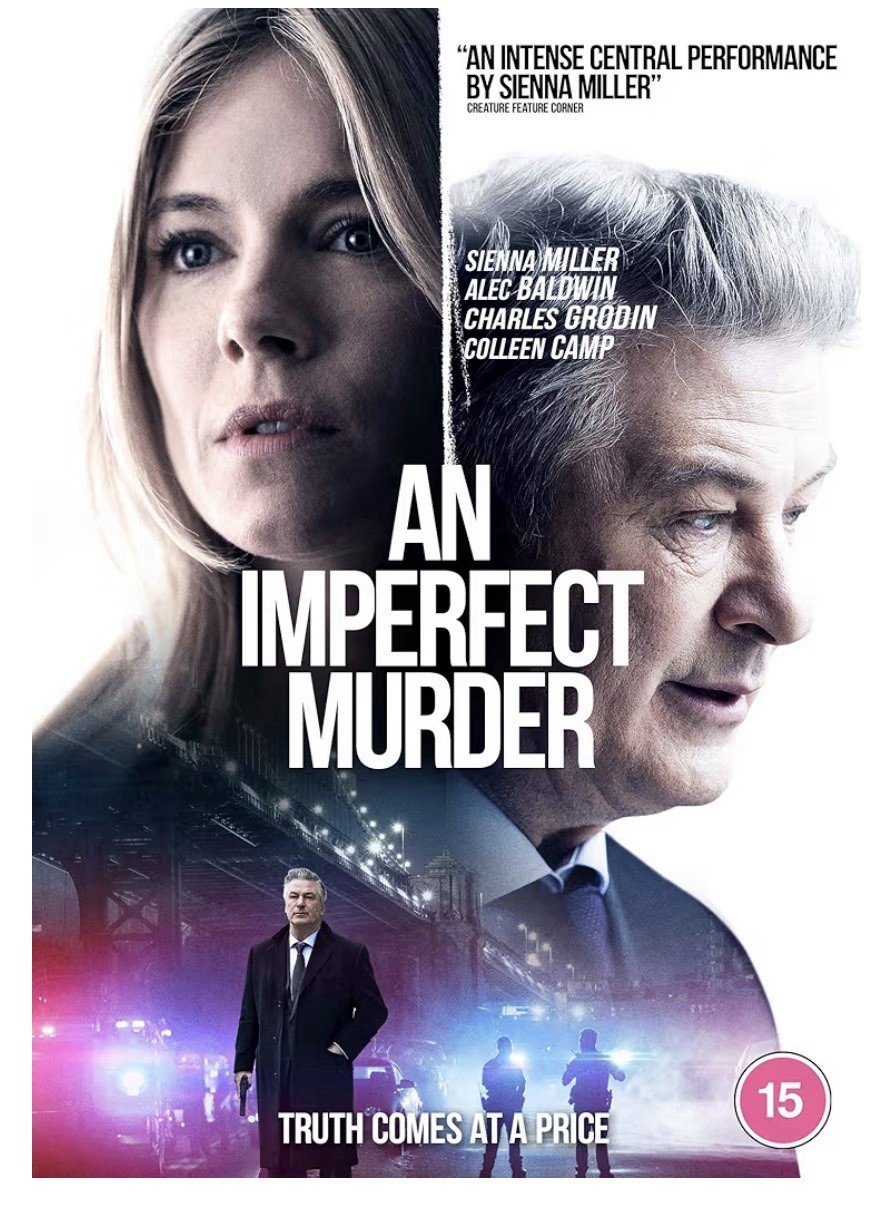 An Imperfect Murder DVD Alec Baldwin (2021) The Disc Only Rdbx. I 711.