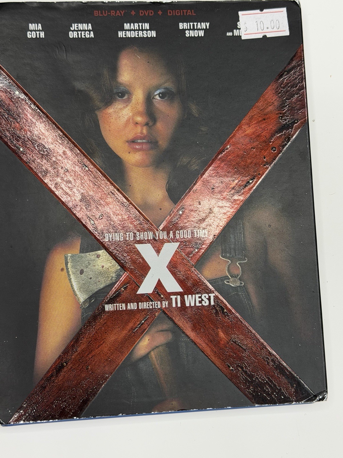 X Bluray 2022 A24, Mia Goth, Jenny Ortega, Brittany Snow, Dir. Ti West