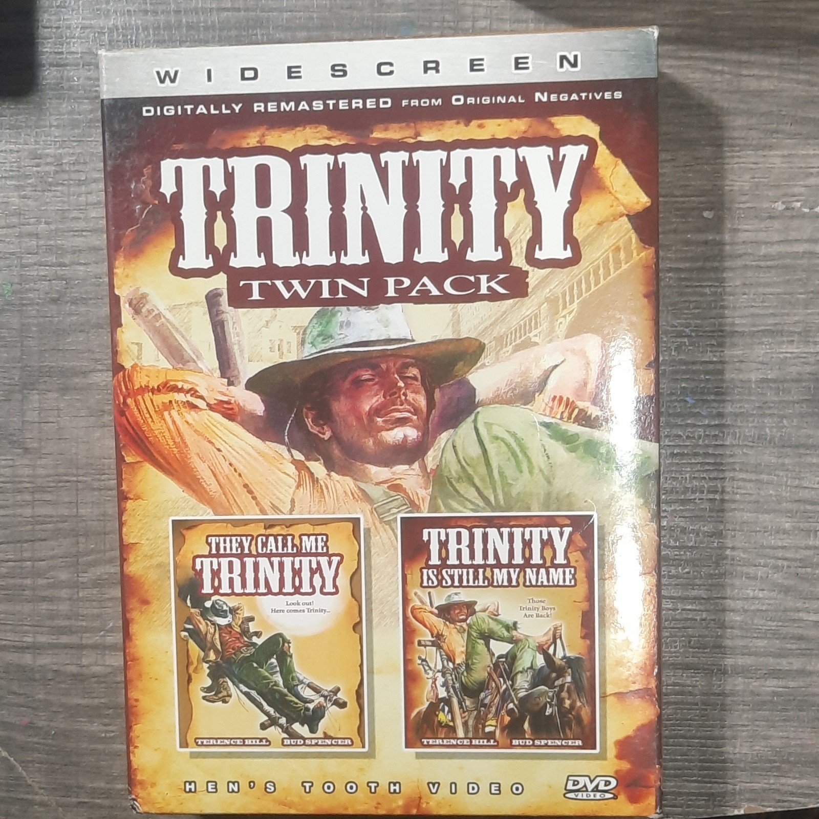 Hen’s Tooth Video Trinity Twin Pack (DVD) Terence Hill Widescreen NTSC 2.35:1