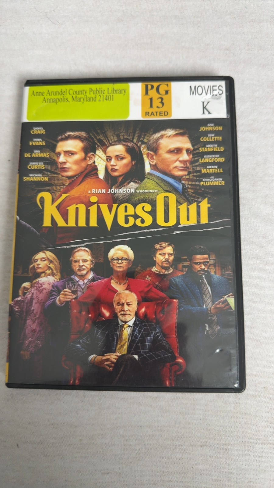 Summit Inc/Lionsgate Knives Out DVD **Buy 2+ Save 45%** Daniel Craig