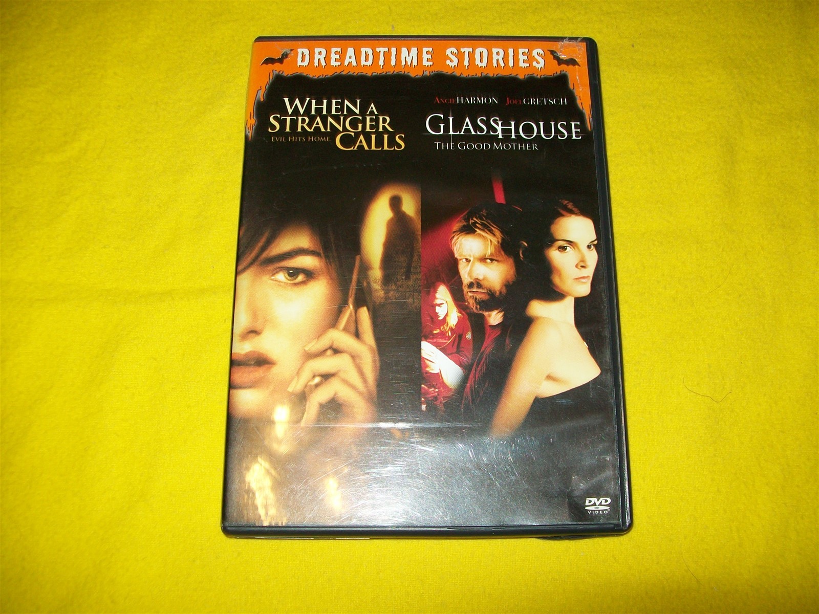 WHEN A STRANGER CALLS & GLASS HOUSE DVD ANGIE HARMON