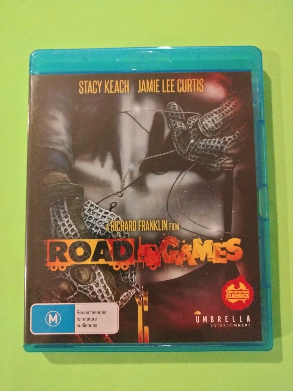 Road Games BLU-RAY rare Jaime Lee Curtis horror UMBRELLA ENT. used EX free ship