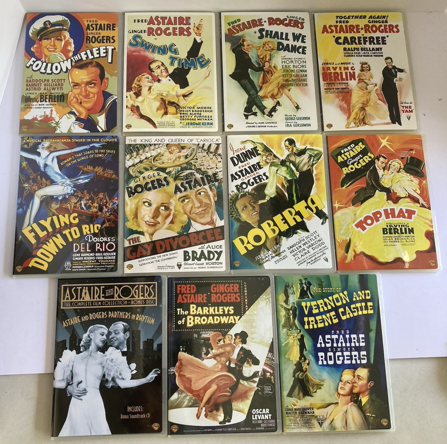 Astaire and Rogers The Complete Film Collection 12-Disc DVD Box Set W/ Photos