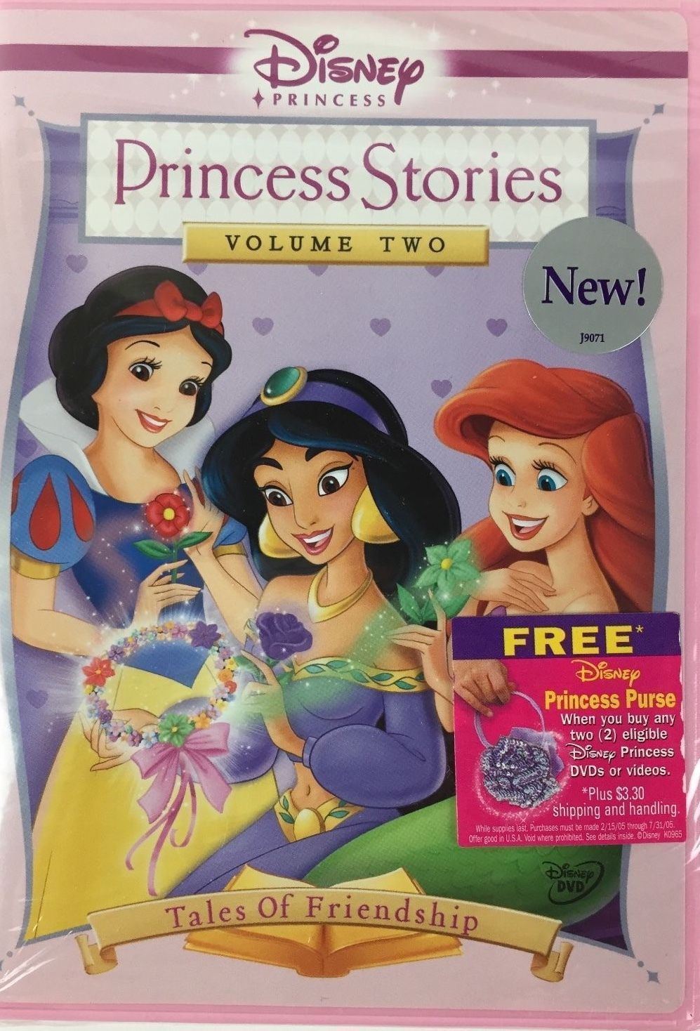 Disney Princess Stories Vol 2 Tales of Friendship DVD BRAND NEW FACTORY SEALED