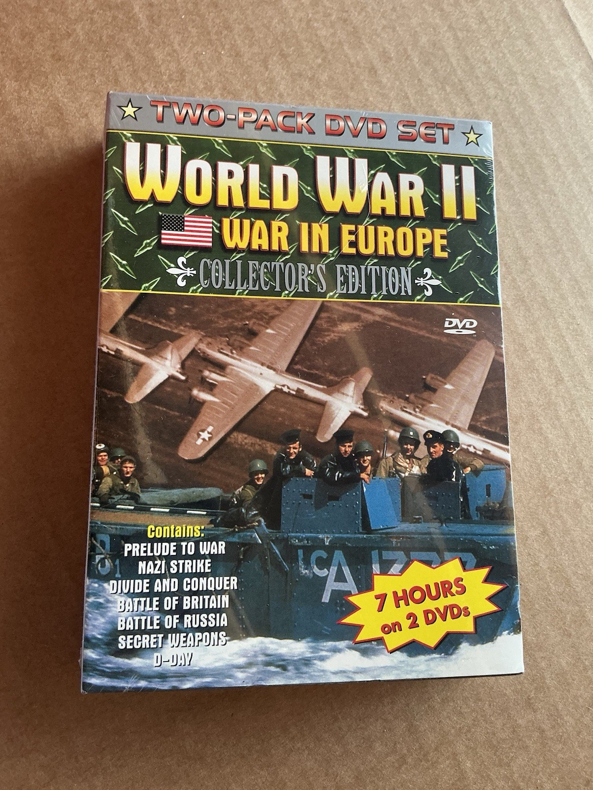World War II War in Europe DVD 2-Disc Set Collector’s Edition New Sealed