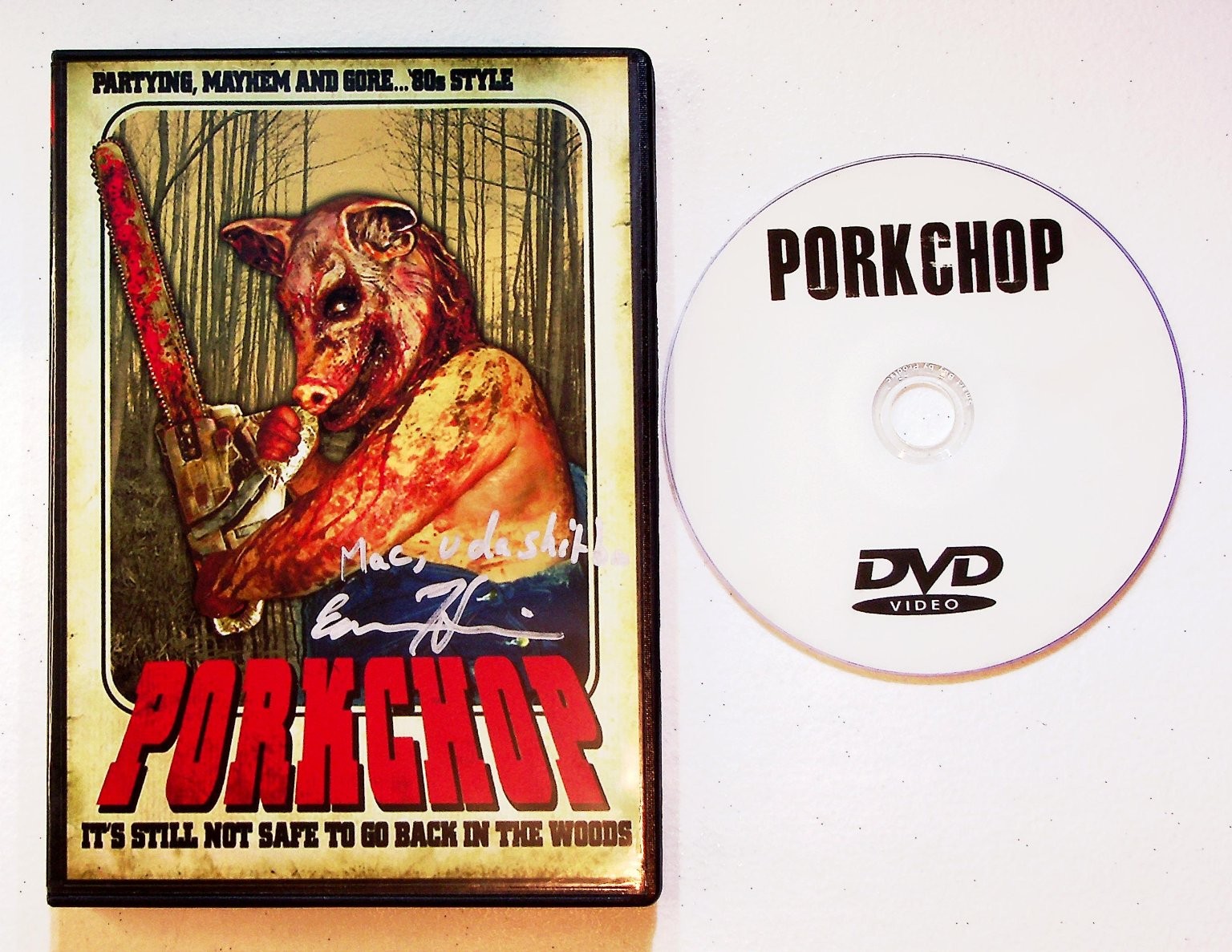 PORKCHOP DVD 2010 Horror Slasher Ruby LaRocca, Ford Austin Special Features