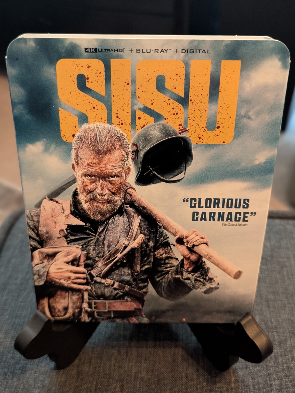Sisu (Ultra HD 4K Disc + Slipcover, 2022, No Blu-ray or digital copy included)