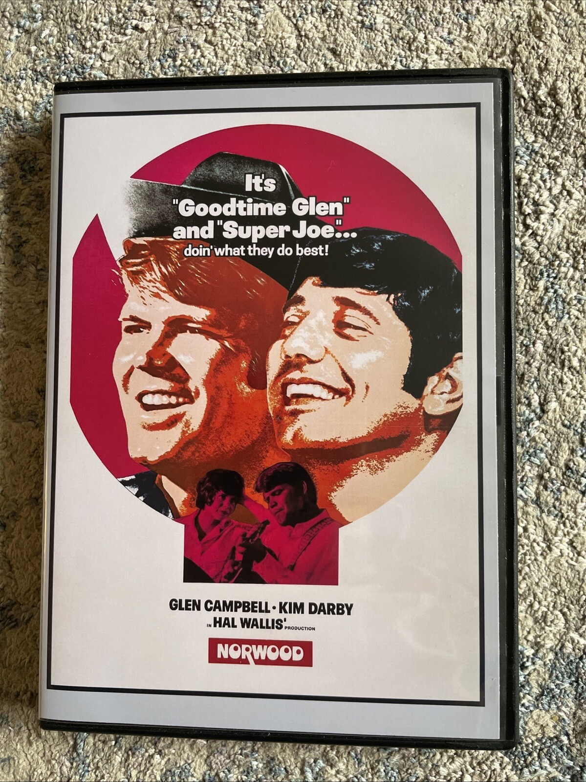 Norwood DVD 1970 Color Glen Campbell Joe Namath Please See Pictures NY Jets