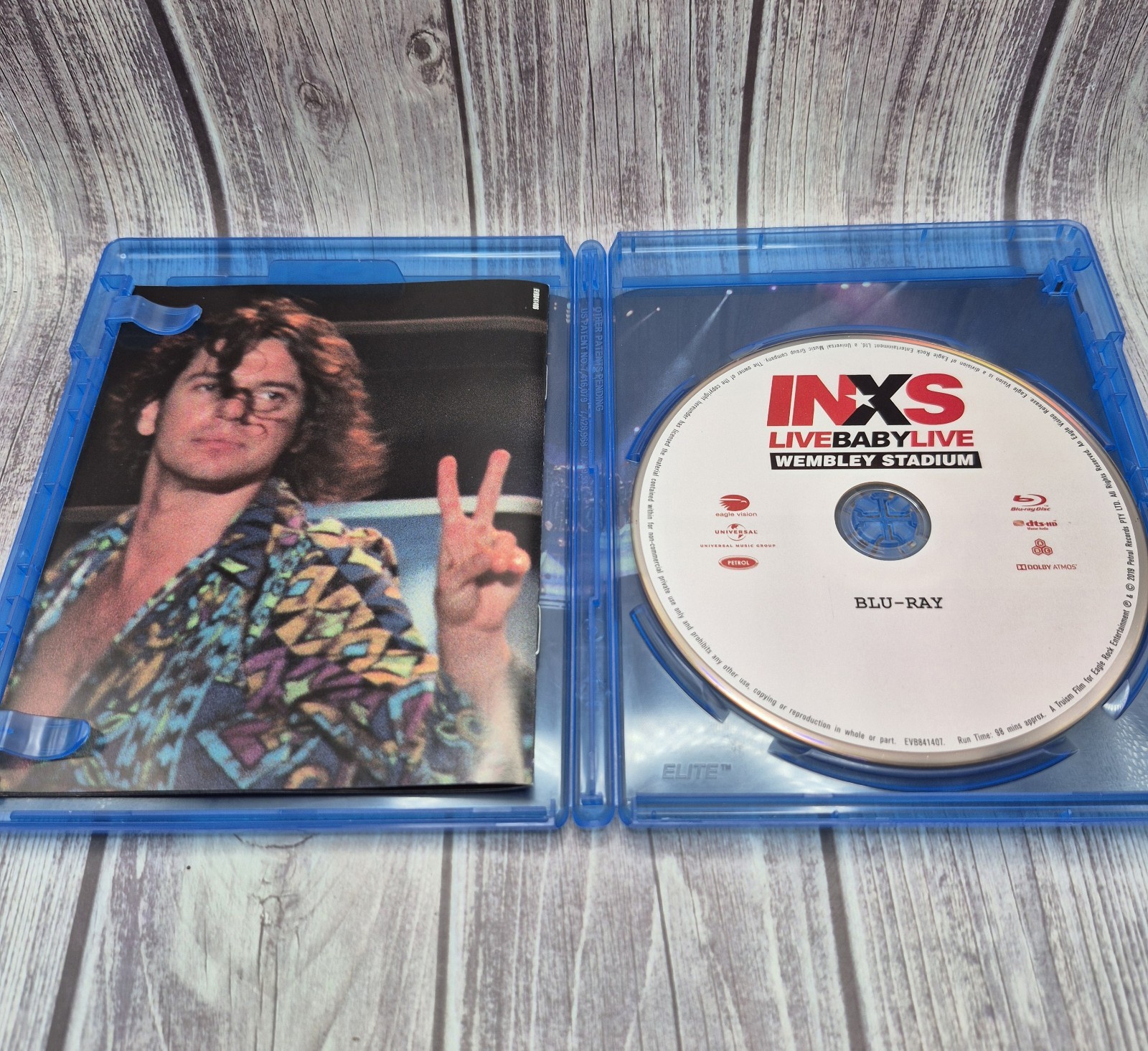 INXS Live Baby Live at Wembley Stadium Blu-Ray Concert + Insert 1991