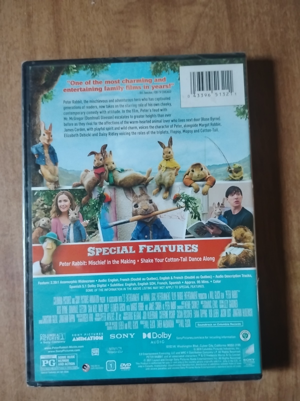 Peter Rabbit (DVD, 2018)