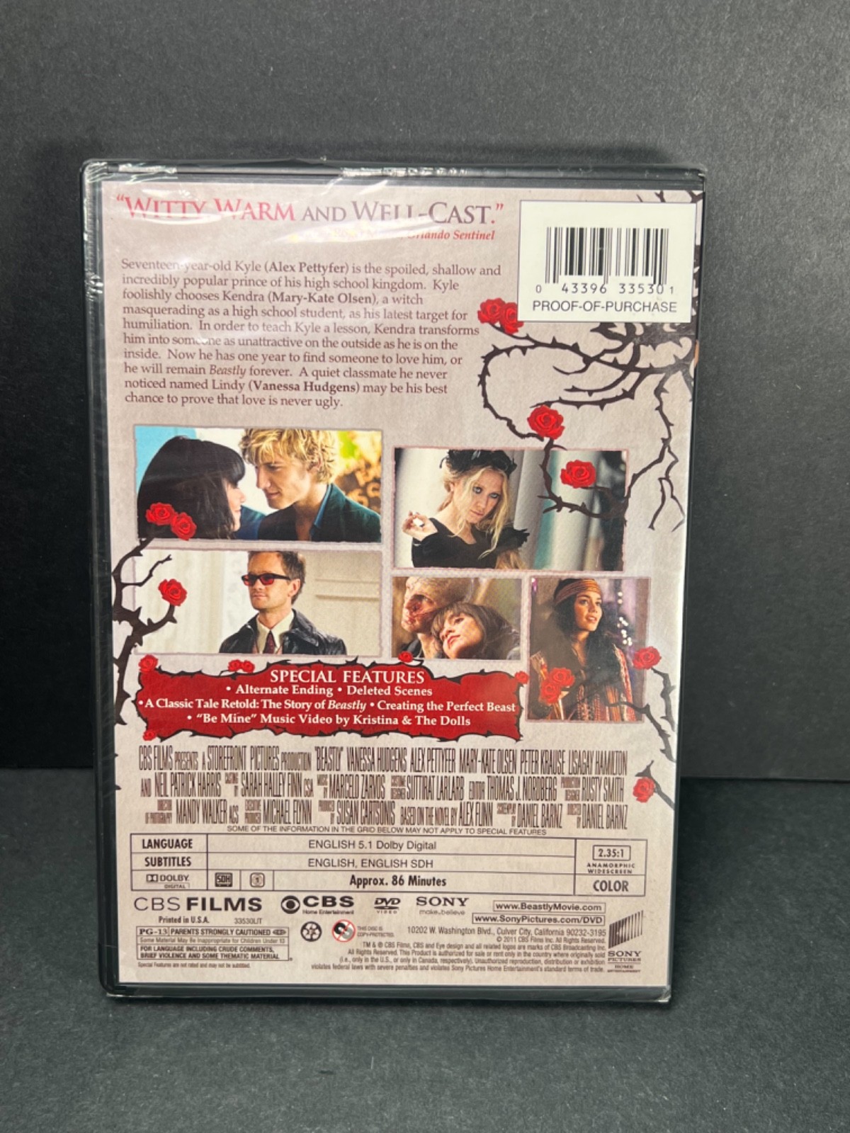 “Beastly” Vanessa Hudgens Alex Pettyfer (DVD, 2011) – Factory Sealed – NEW!