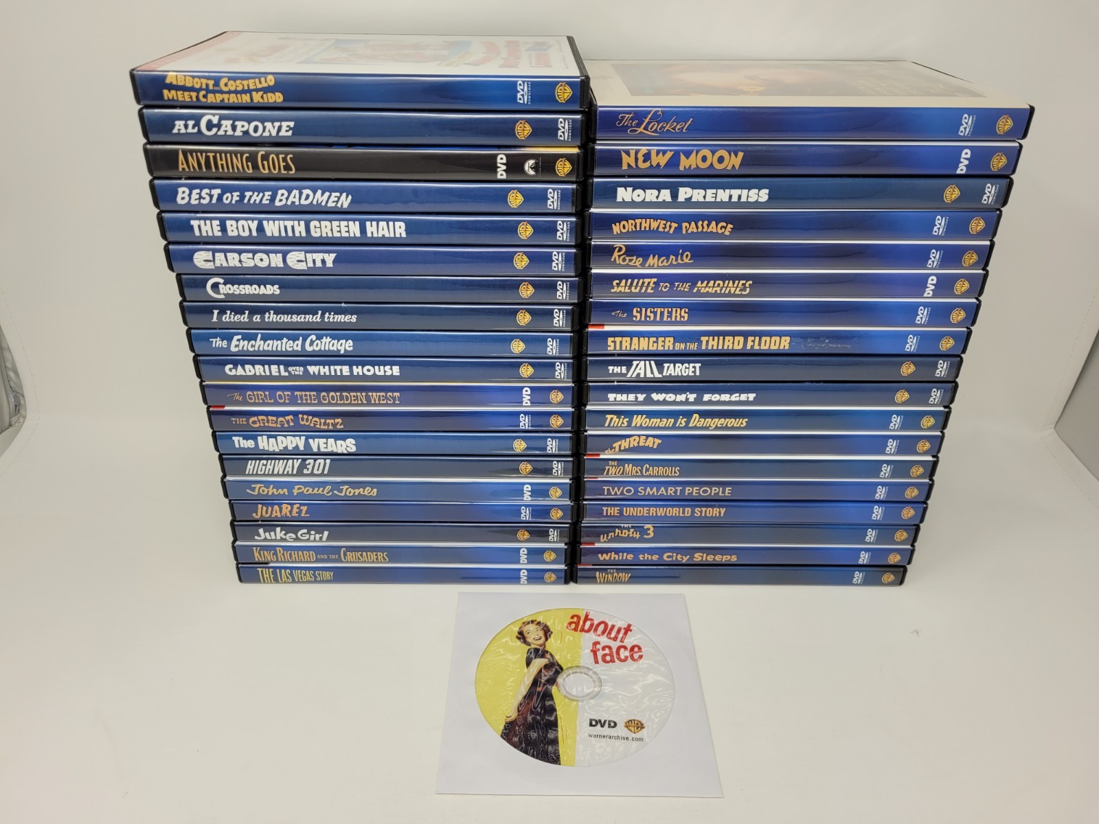 Warner Bros. Archive Collection 1930s-1950s Films Lot of 38 DVDs