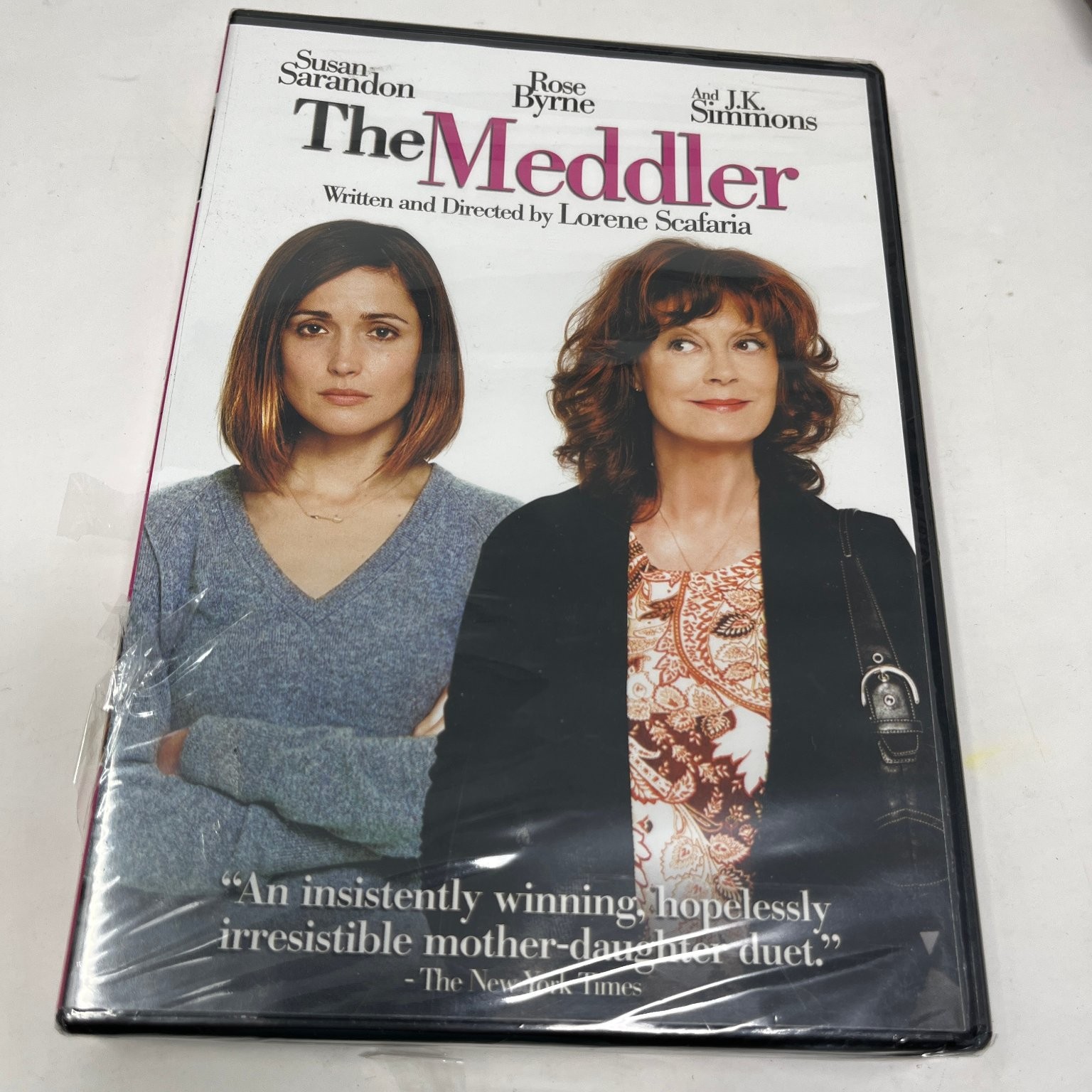 The Meddler DVD 2016 Susan Sarandon Rose Byrne J.K. Simmons Comedy