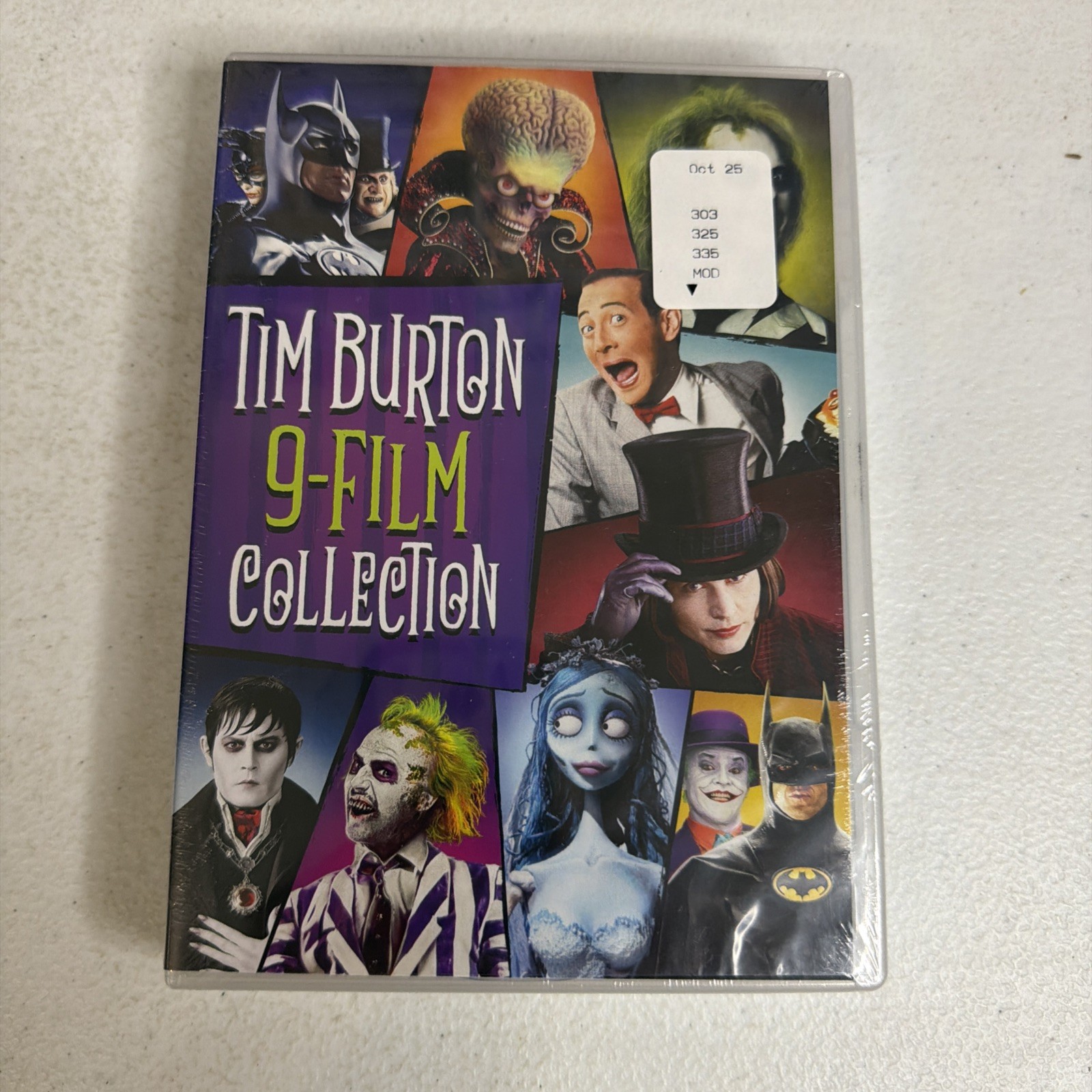 Tim Burton 9-Film Collection (8 DVDs, 2025) NEW