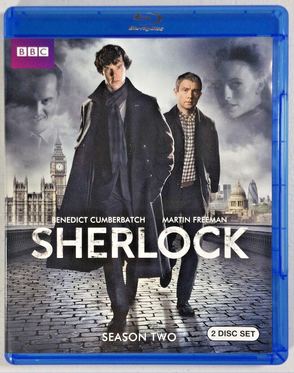 Sherlock The Complete Season Two BBC Blu-Ray 2 Disc Set – NEW + BONUS