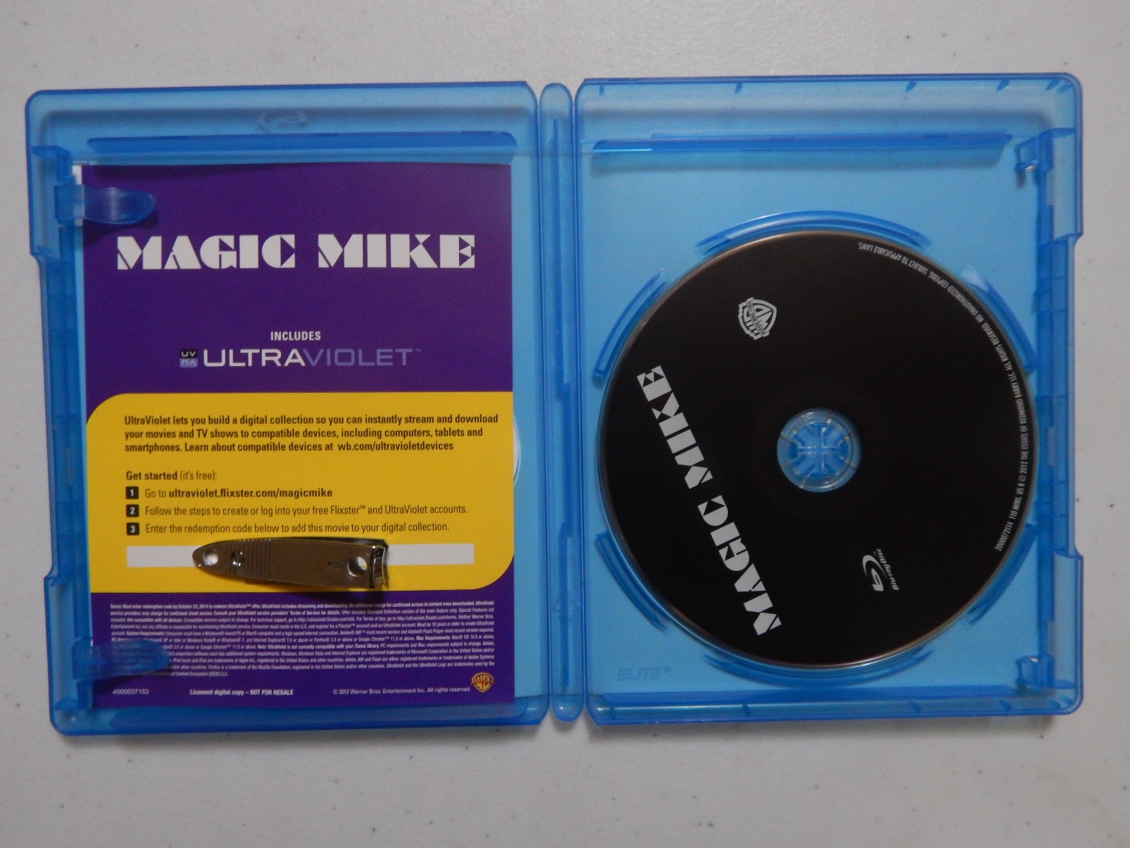 Magic Mike (Blu-ray, 2012) DIGITAL CODE INCLUDED