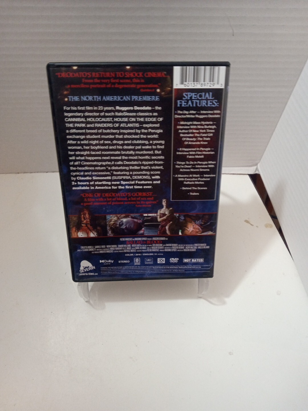 Ballad In Blood (DVD 2016 94 Min) Gabriele Rossi NR