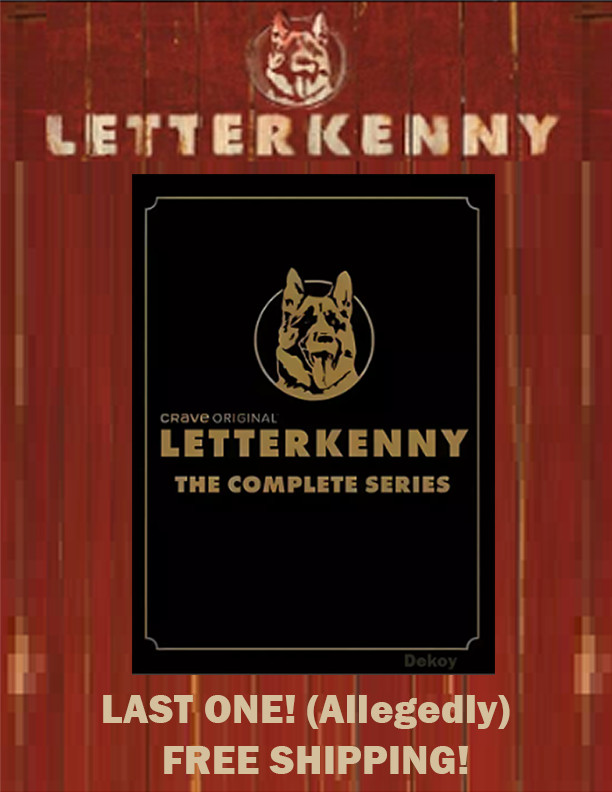 NEW Letterkenny Complete Seasons 1-12 [1 2 3 4 5 6 7 8 9 10 11 12 DVD] +7 Eps