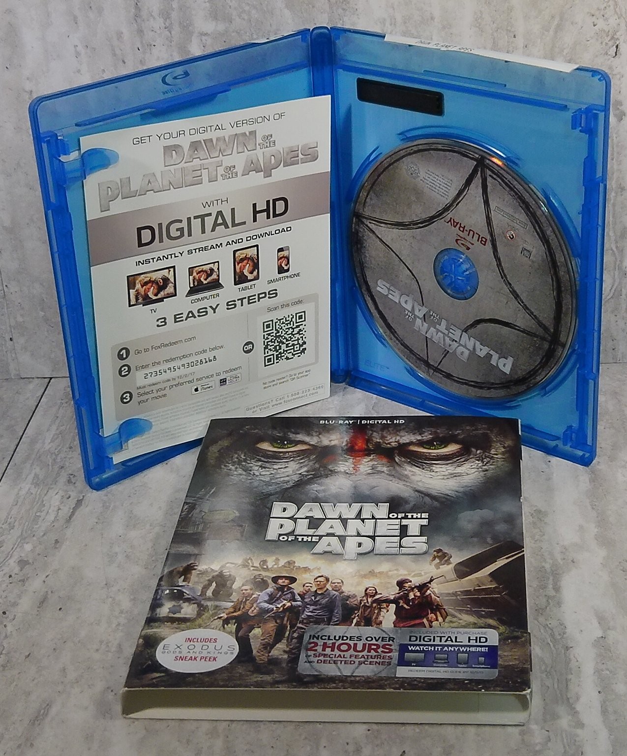 Dawn of the Planet of the Apes Blu-ray 2014 Andy Serkis Matt Reeves Special