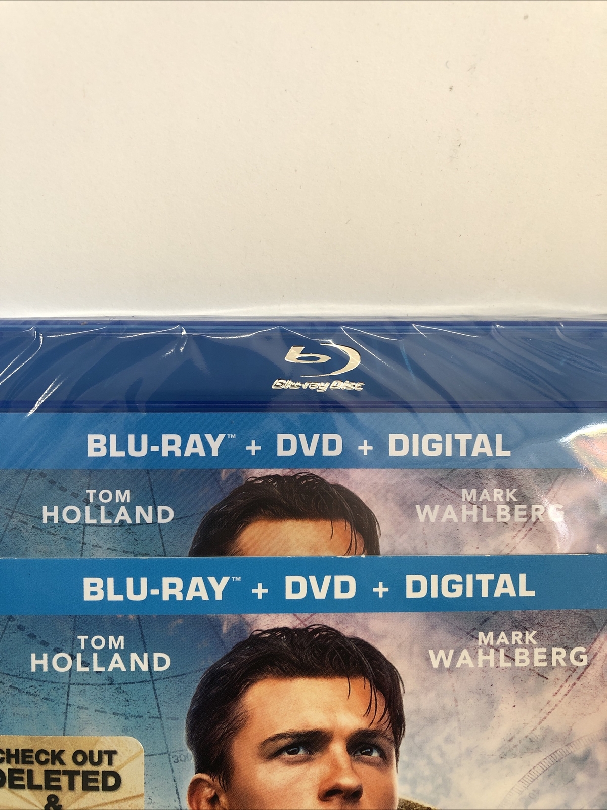 Uncharted Blu-ray +DVD +Digital Code w/slip Cover Brand New And Sealed