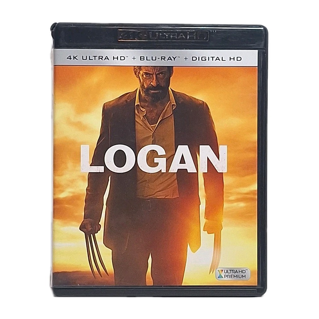 Logan Standard Edition 4K Ultra HD Blu-Ray 2017 2-Disc Wolverine Tested VG+