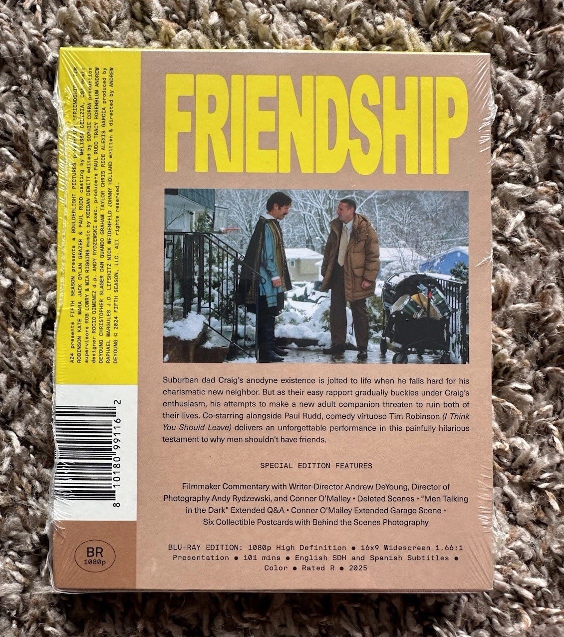 Friendship (2025) Blu-ray brand new sealed