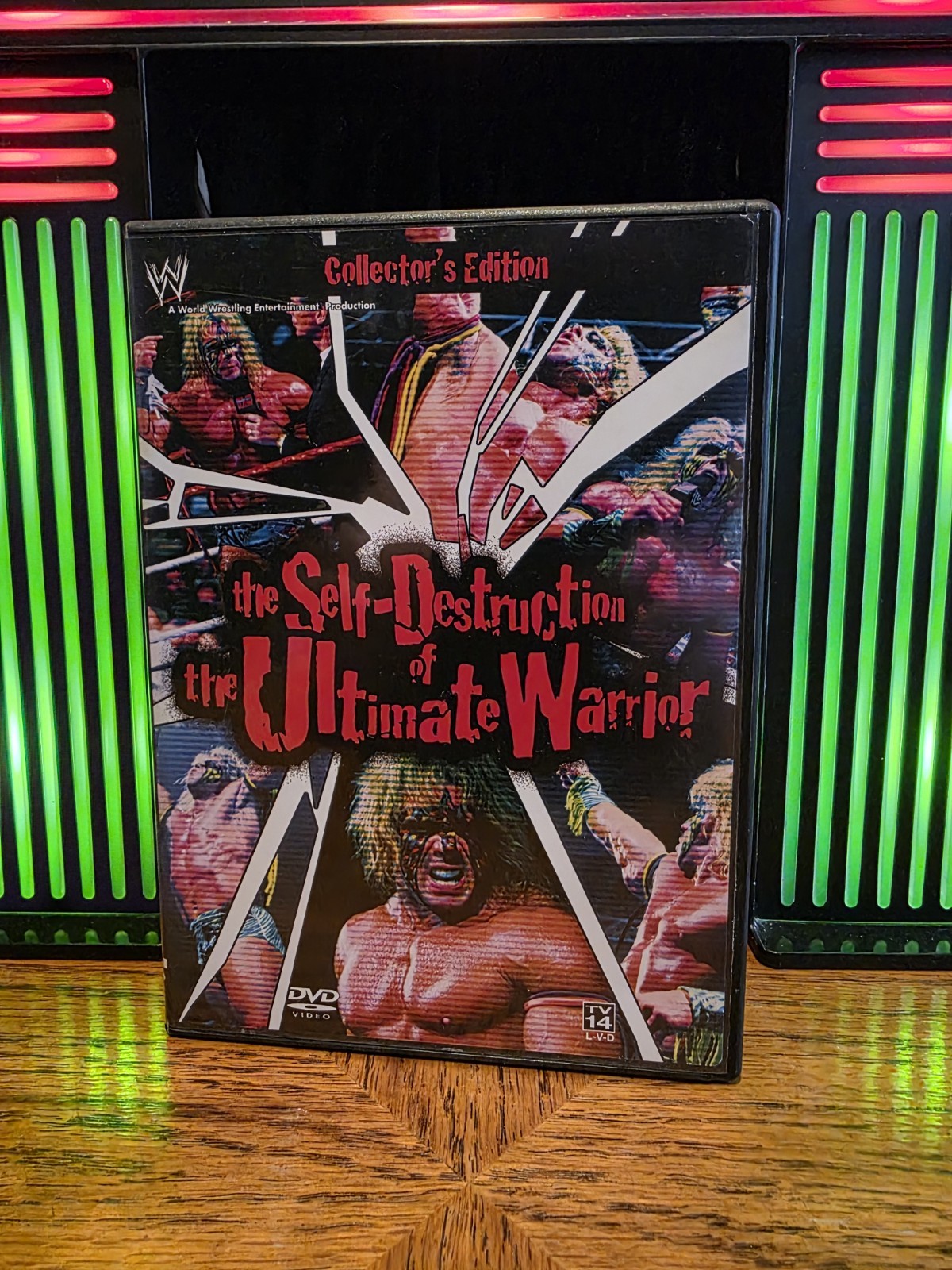 WWE Self-Destruction of Ultimate Warrior DVD Collector’s Edition Hogan, Rude, D…