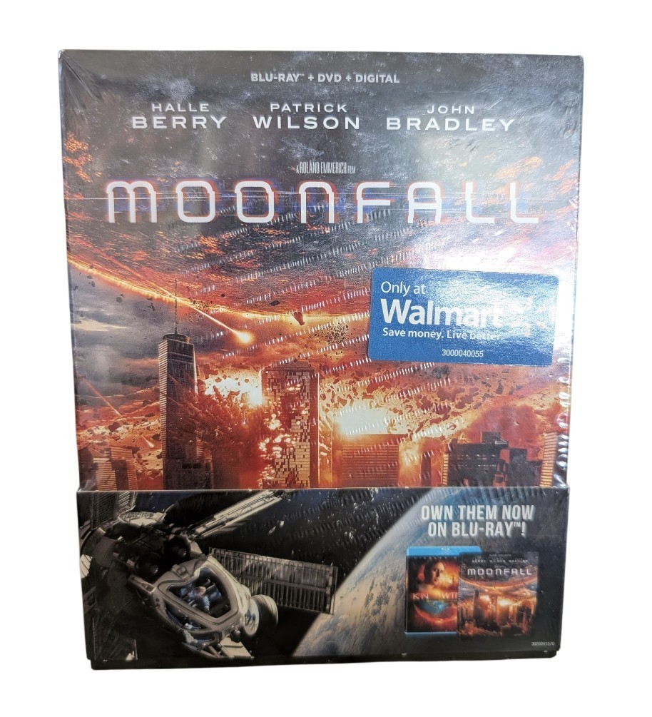 Moonfall And Knowing 2 Movie Bundle Blu Ray + DVD + Digital W/Slipcover New Seal