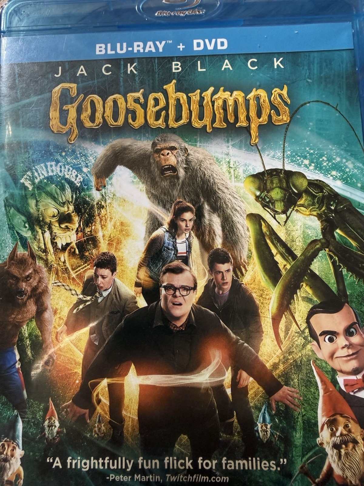 Sony Pictures Goosebumps (2015) Blu-ray+DVD Jack Black PG 103min Alt End