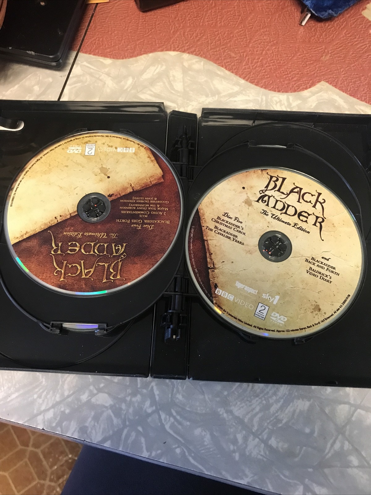Black Adder: the Ultimate Edition (Remastered) (DVD) BBC Rowan Atkinson 6 Disc