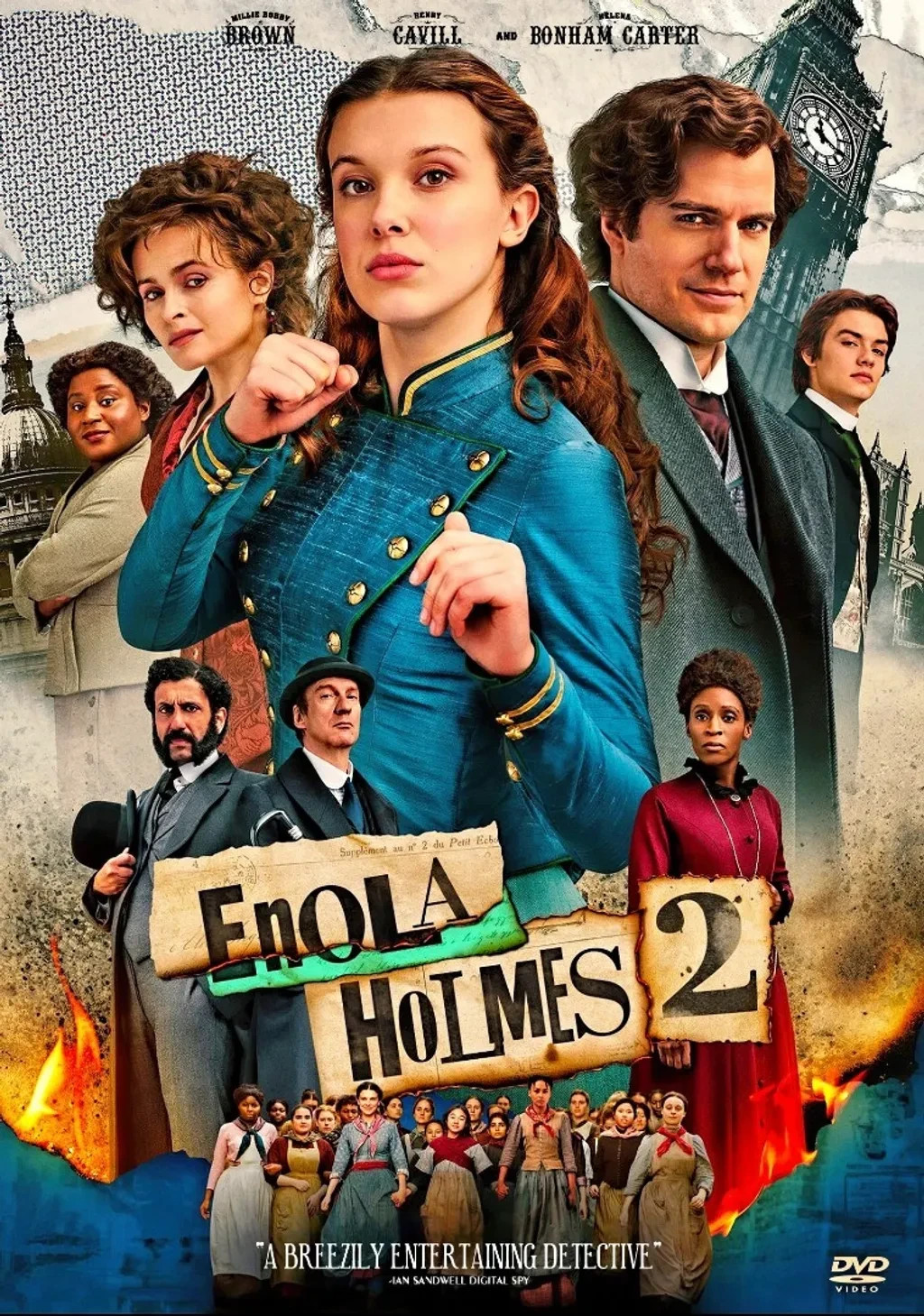Enola Holmes 2 | Millie Bobby Brown | DVD EN/CH/Malay Sub