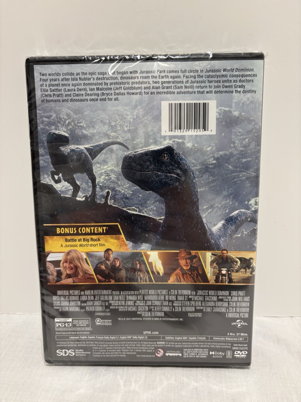 Jurassic World Dominion : New Sealed DVD