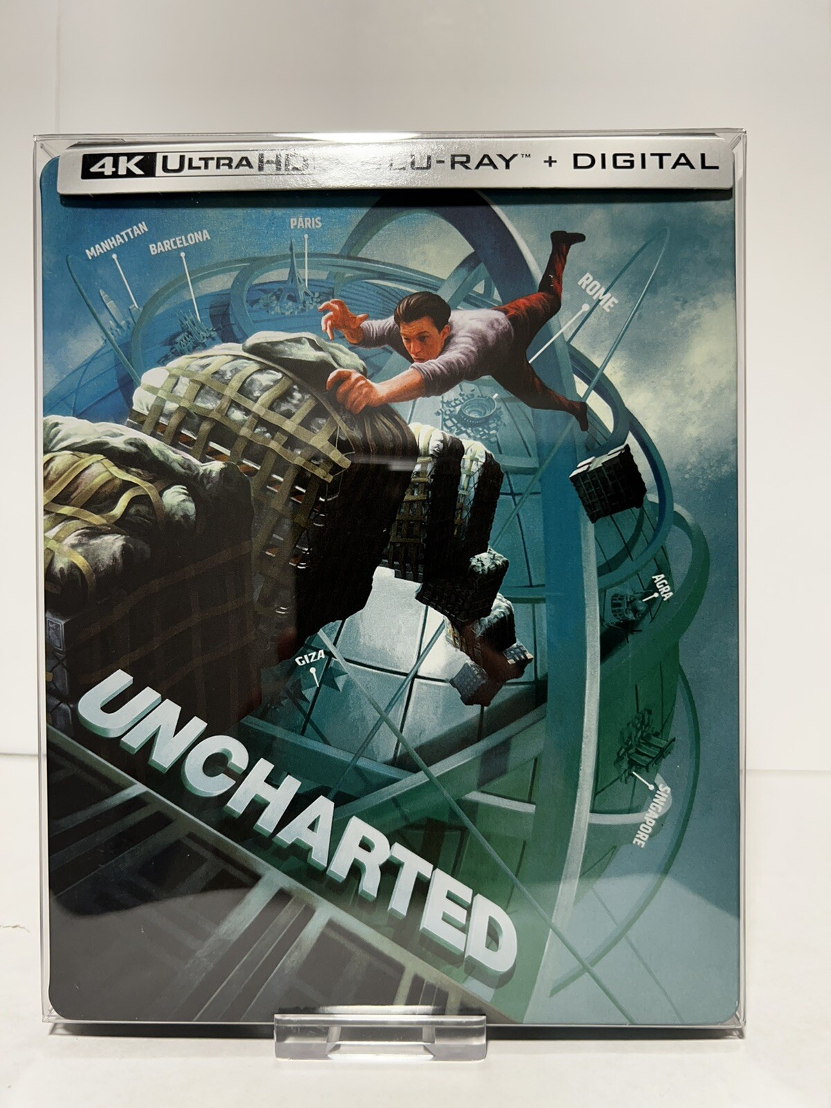 Uncharted 4K Steelbook (4K UHD + Blu-ray + Digital) Excellent Condition – READ