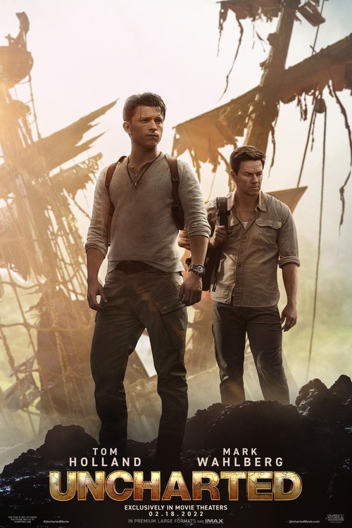 Uncharted (Blu-ray Disc Only, 2022) READ DESC 4 SHIP INFO