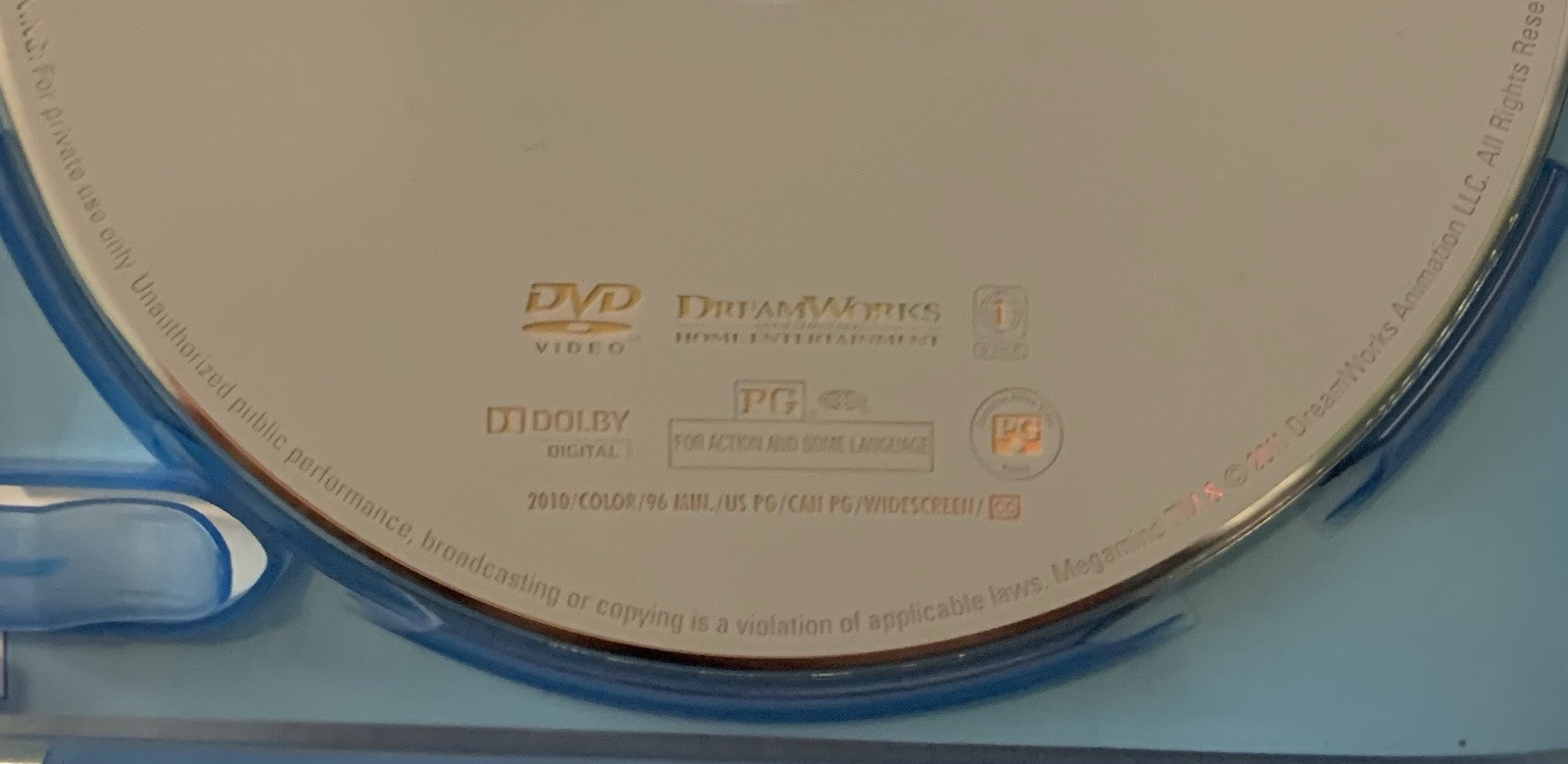 Megamind (Blu-ray/DVD Movie, 2011) VERY GOOD Dreamworks Animation SKG 2-Disc Set