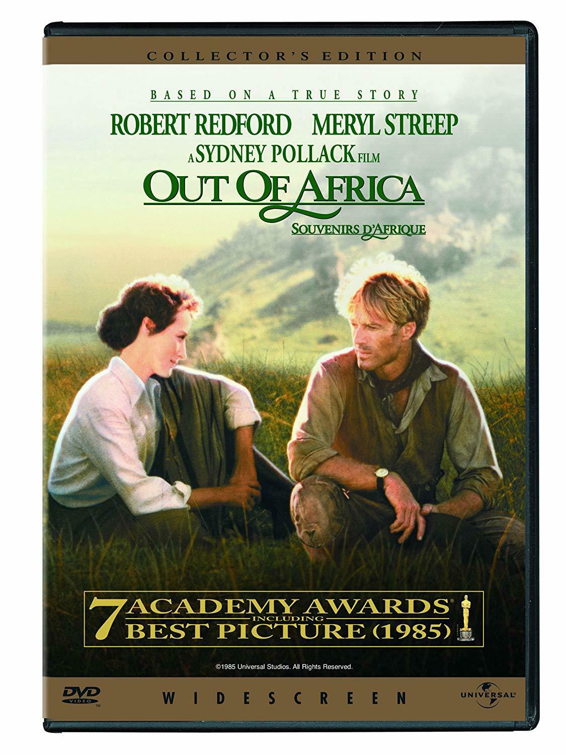 Out of Africa (DVD, 2000, Collector’s Edition, Widescreen) NEW
