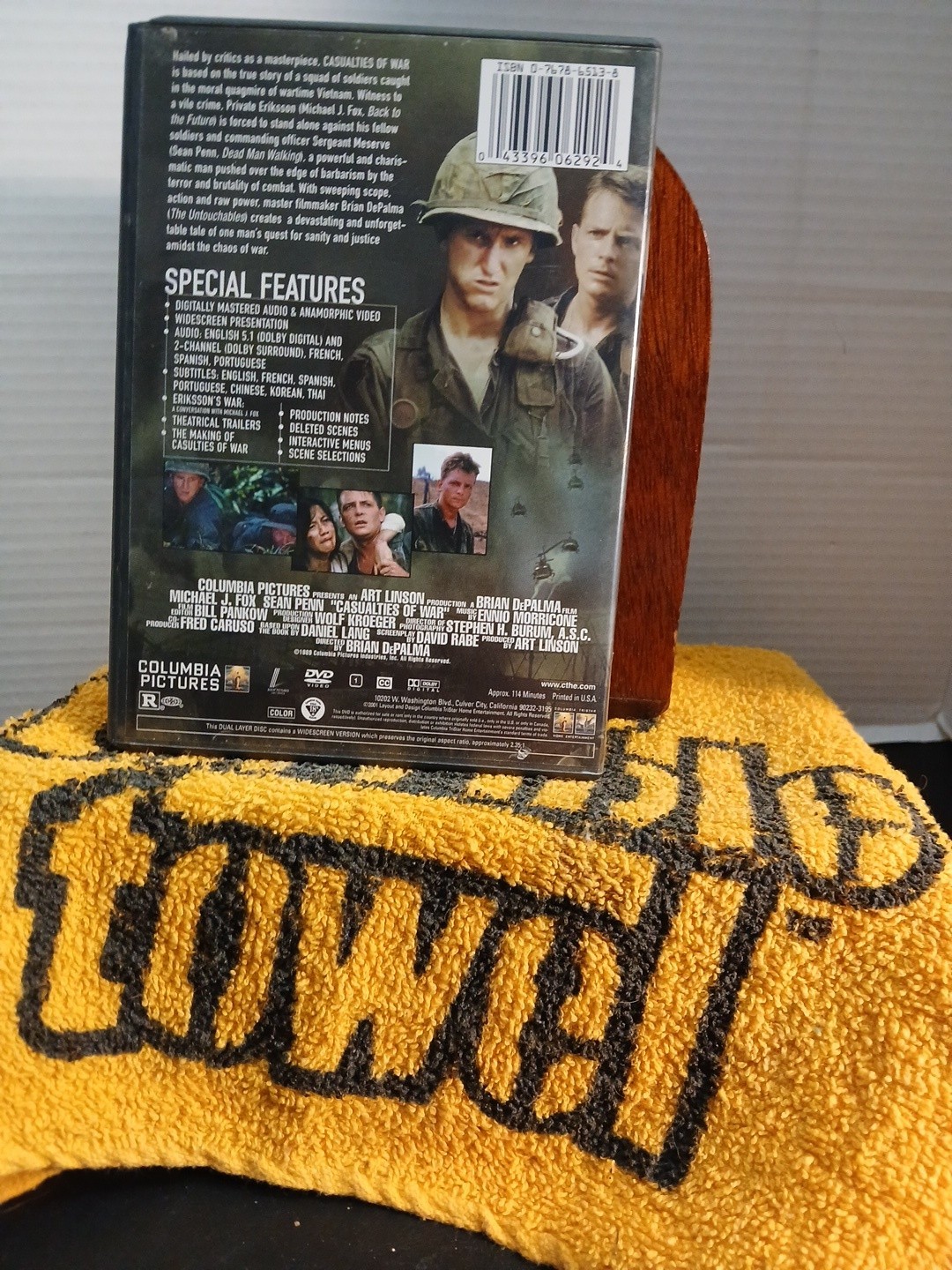 Casualties Of War (DVD 114 Min 2001) Michael J Fox Sean Penn Vietnam Rape Rated