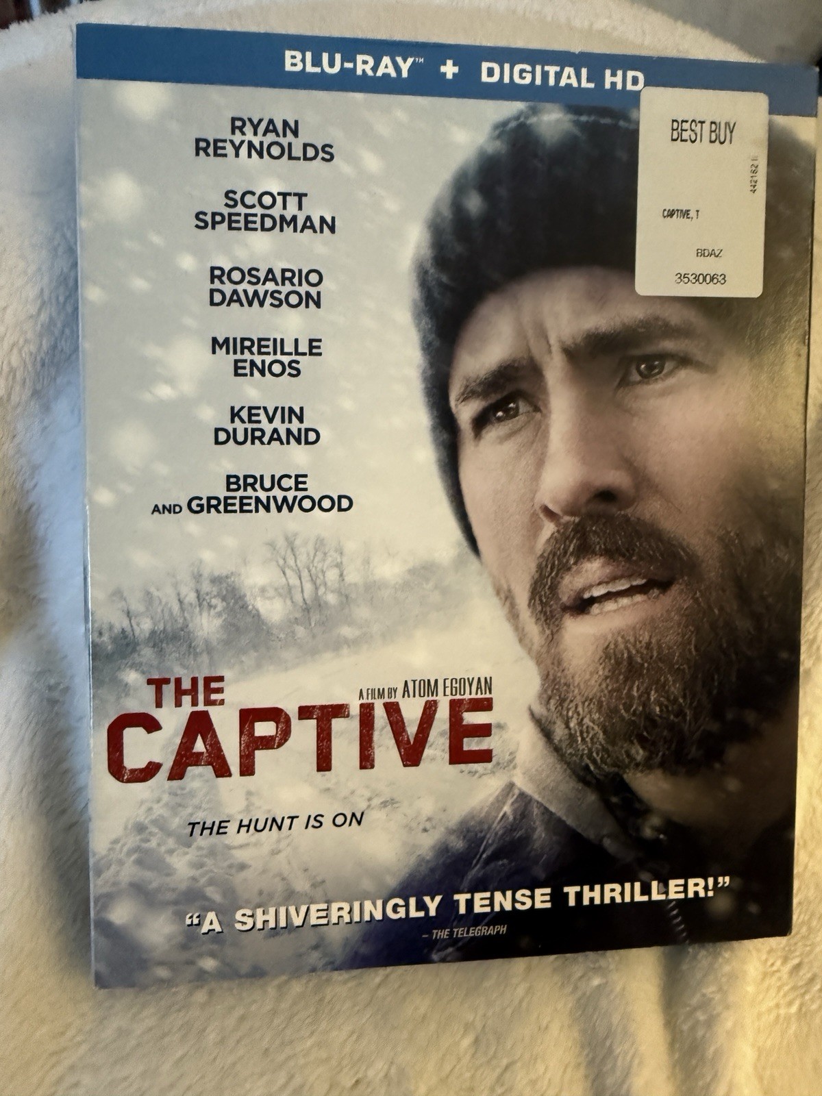 The Captive (Blu-ray, 2014) A24 Ryan Reynolds with Slipcover Ships Fast