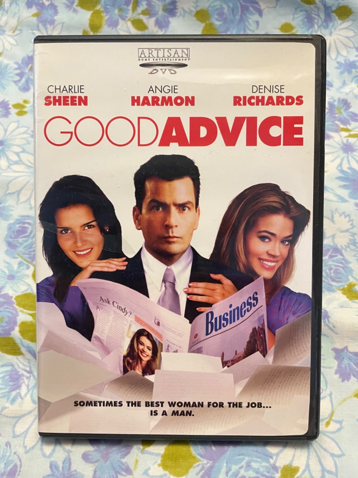 DVD Good Advice Charlie Sheen Angie Harmon Denise Richards Comedy