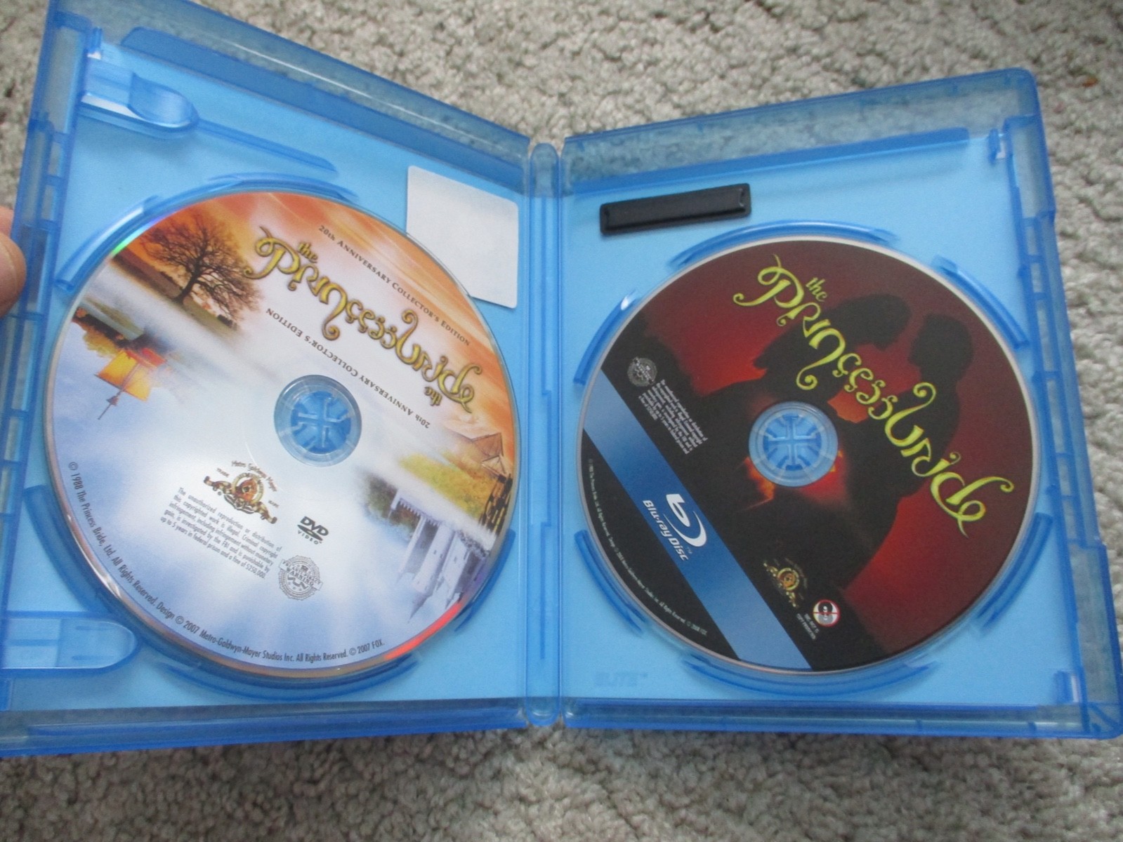 The Princess Bride (1987) BLU RAY + DVD Rob Reiner Cary Elwes Mandy Patinkin