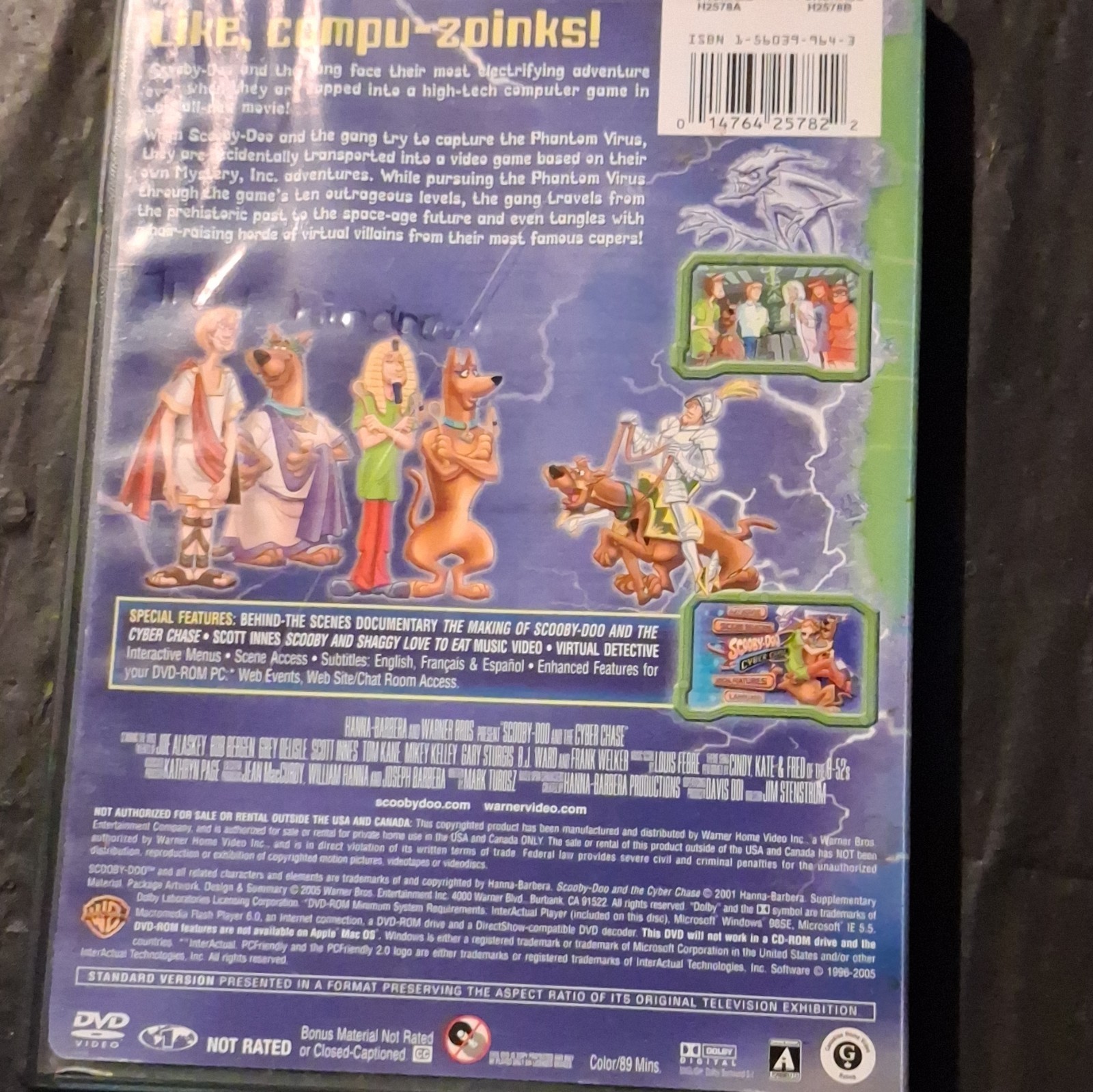 Warner Home Video Scooby-Doo and the Cyber Chase DVD NR 2001 89min Eng/Fre/Spa