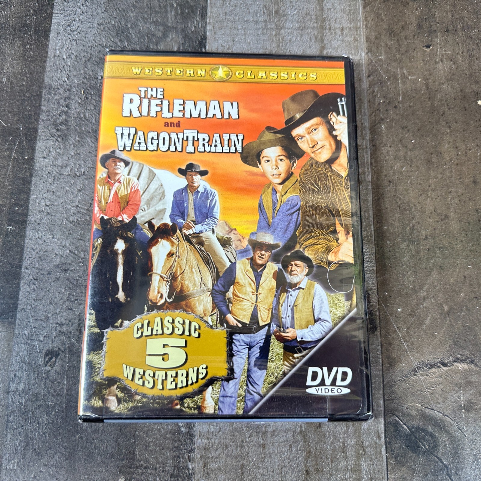 The Rifleman Wagon Westerns Chuck Connors McIntire Sealed DVD